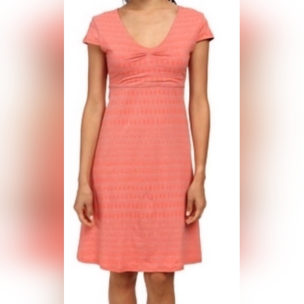 Toad&Co - Coral Rosemarie Cap sleeve Dress - S